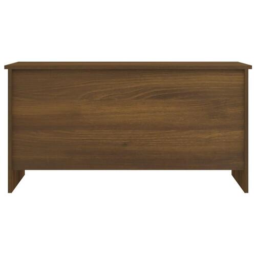 Sofabord 102x55,5x52,5 cm konstrueret træ brun egetræsfarve