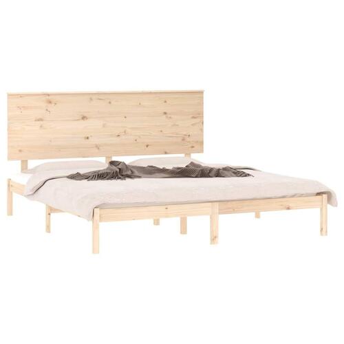Sengeramme 180x200 cm massivt fyrretræ