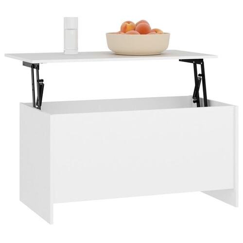 Sofabord 102x55,5x52,5 cm konstrueret træ hvid