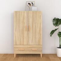 Skab 70x31x115 cm konstrueret træ sonoma-eg