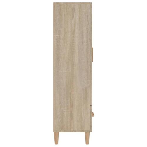 Skab 70x31x115 cm konstrueret træ sonoma-eg