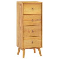 Kommode 40x30x100 cm massivt teaktræ