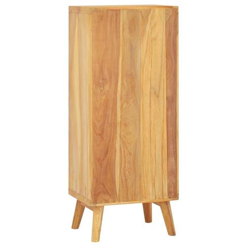 Kommode 40x30x100 cm massivt teaktræ