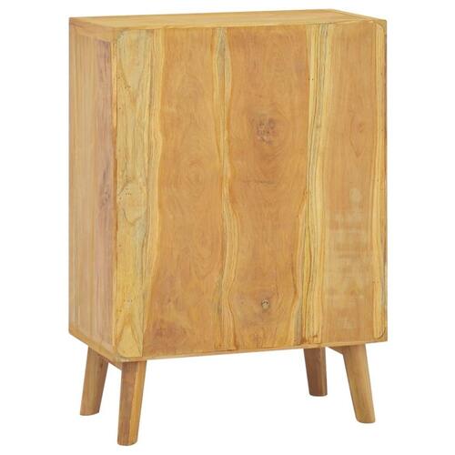 Kommode 56x30x80 cm massivt teaktræ