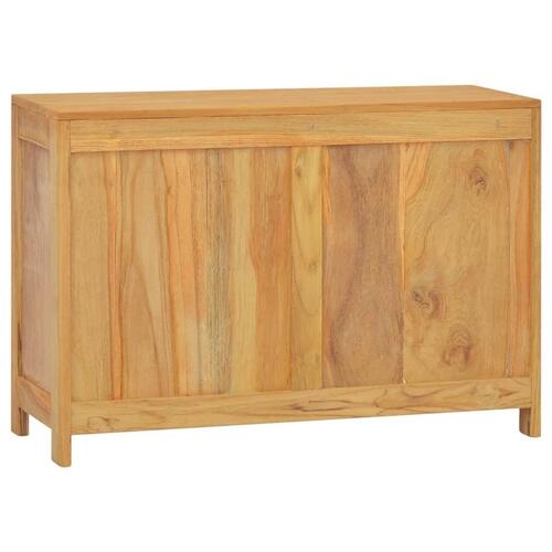 Kommode 80x30x55 cm massivt teaktræ