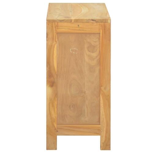 Kommode 80x30x55 cm massivt teaktræ