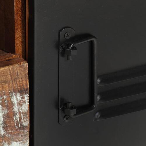 Tv-bord 120x30x40 cm massivt genbrugstræ