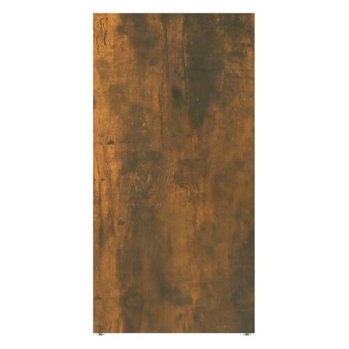 Bogreol 50x25x106 cm røget egetræsfarve