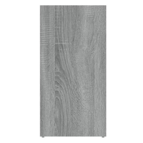 Bogreol 50x25x106 cm grå sonoma-eg