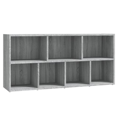 Bogreol 50x25x106 cm grå sonoma-eg