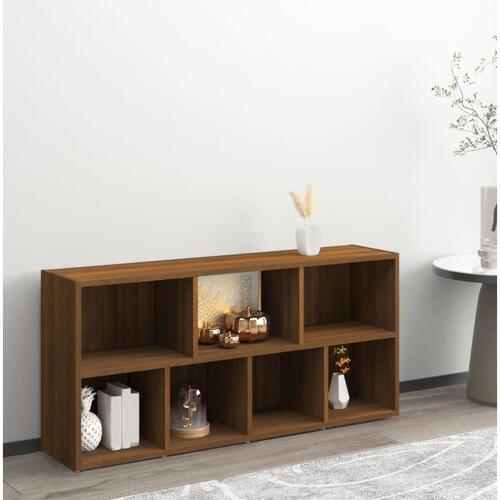 Bogreol 50x25x106 cm brun egetræsfarve