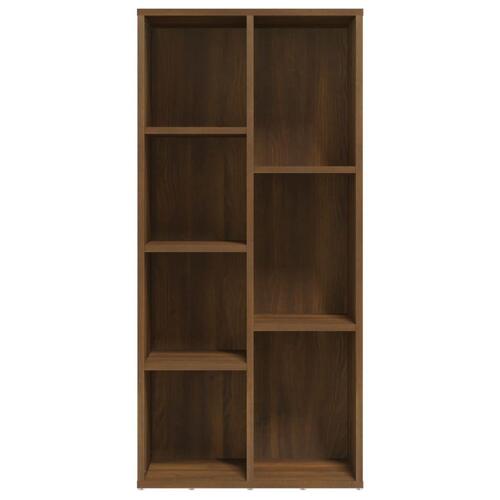 Bogreol 50x25x106 cm brun egetræsfarve