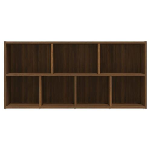 Bogreol 50x25x106 cm brun egetræsfarve