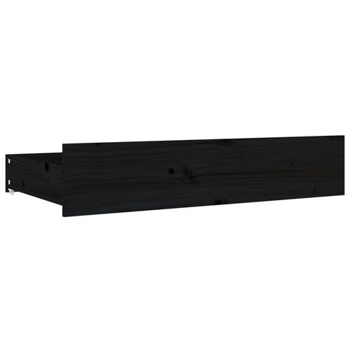Sengeramme med skuffer 120x190 cm Small Double sort