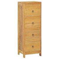 Kommode 30x30x90 cm massivt teaktræ