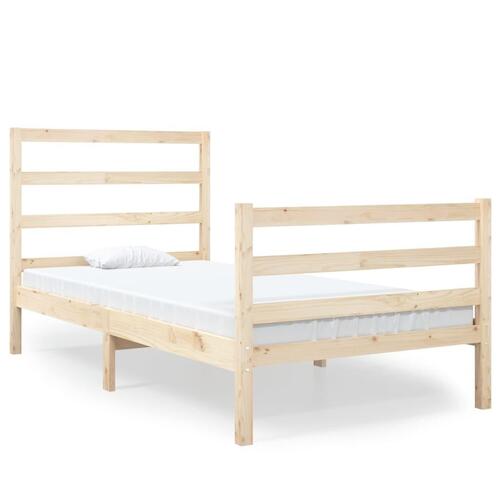 Sengeramme 90x190 cm massivt fyrretræ