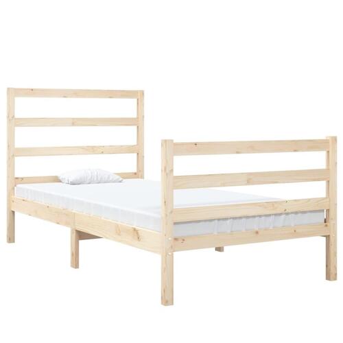 Sengeramme 90x190 cm massivt fyrretræ