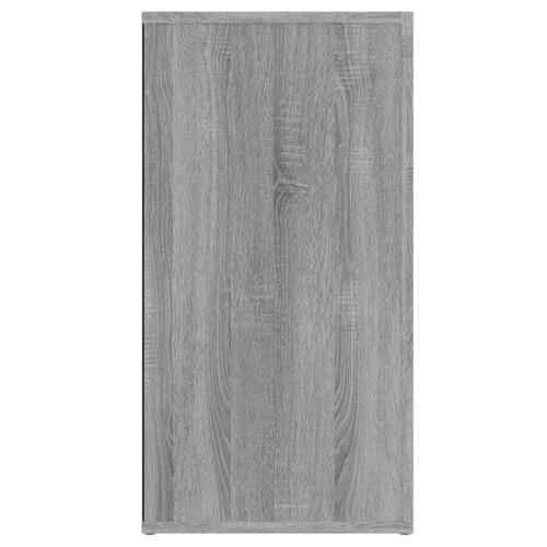 Skænk 120x36x69 cm konstrueret træ grå sonoma-eg