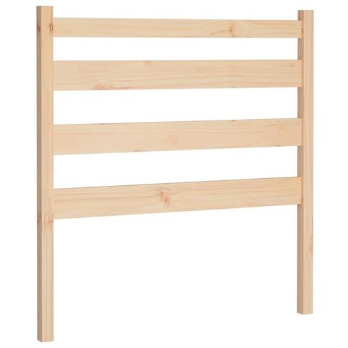 Sengegavl 96x4x100 cm massivt fyrretræ