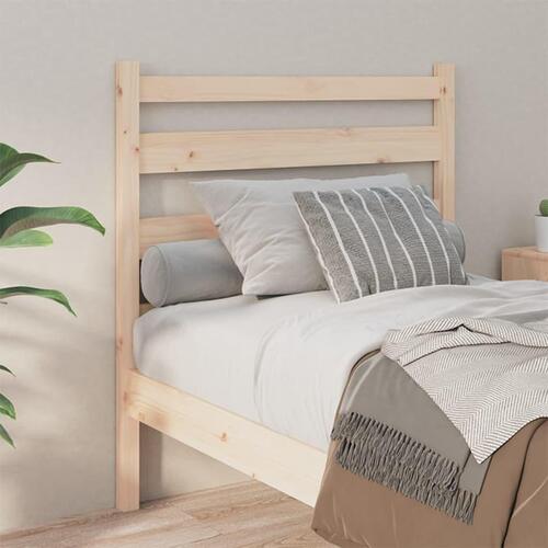 Sengegavl 96x4x100 cm massivt fyrretræ