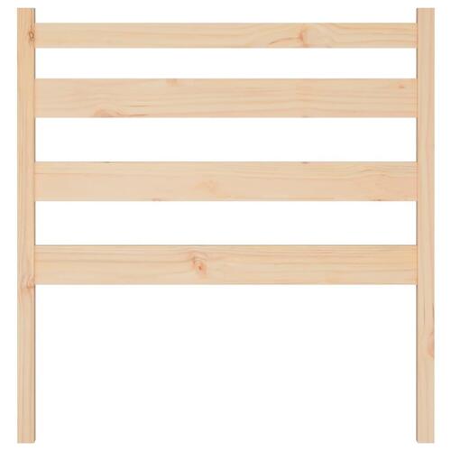 Sengegavl 96x4x100 cm massivt fyrretræ