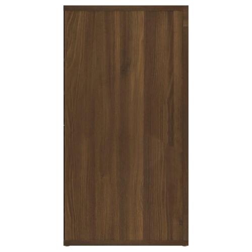 Skænk 120x36x69 cm konstrueret træ brun egetræsfarve