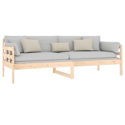 Daybed 80x200 cm massivt fyrretræ