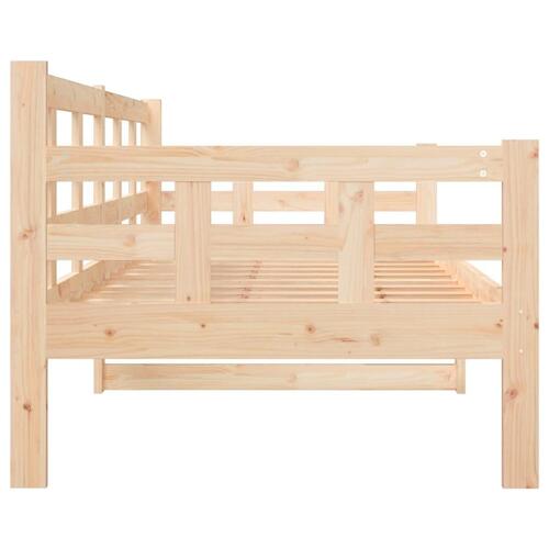 Daybed 80x200 cm massivt fyrretræ