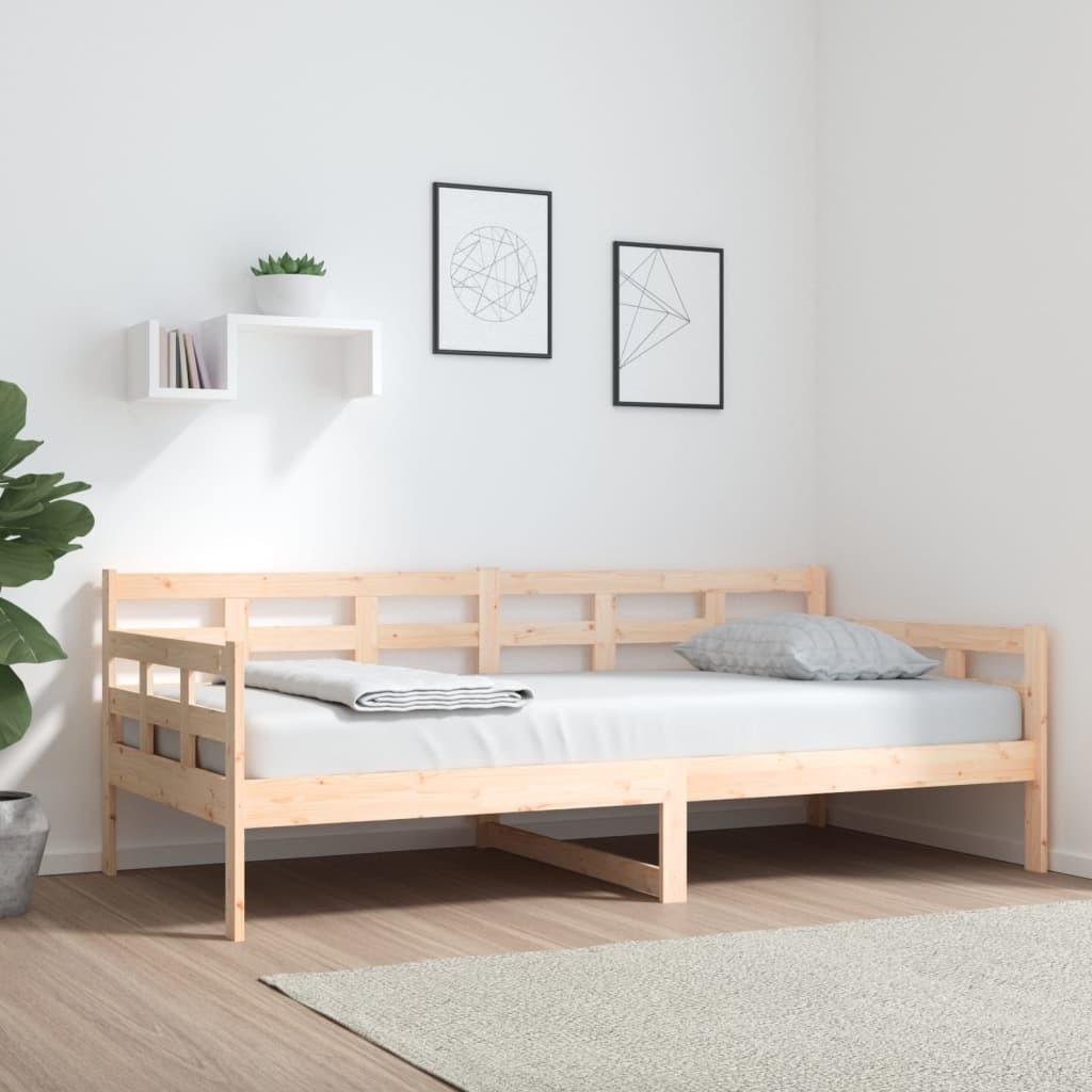 Daybed massivt fyrretræ 90x190 cm