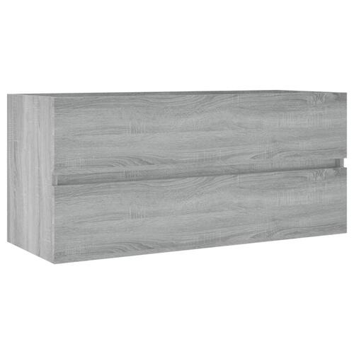 Underskab 100x38,5x45 cm konstrueret træ grå sonoma-eg