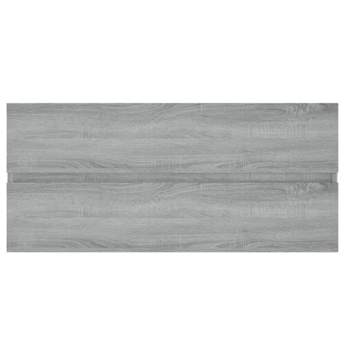 Underskab 100x38,5x45 cm konstrueret træ grå sonoma-eg