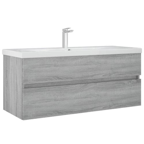 Underskab 100x38,5x45 cm konstrueret træ grå sonoma-eg