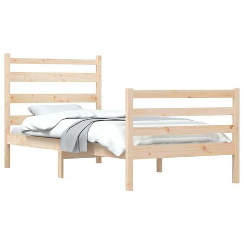 Sengeramme 90x200 cm massivt fyrretræ