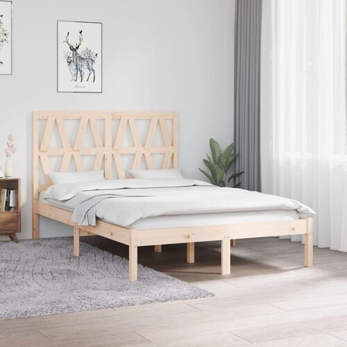 Sengeramme 120x190 cm massivt fyrretræ