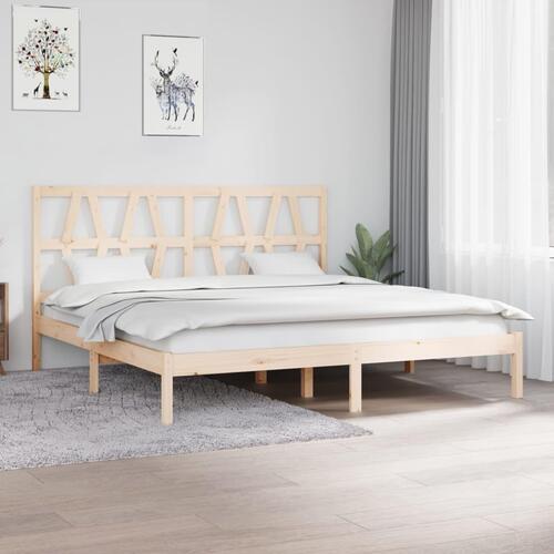 Sengeramme 180x200 cm massivt fyrretræ