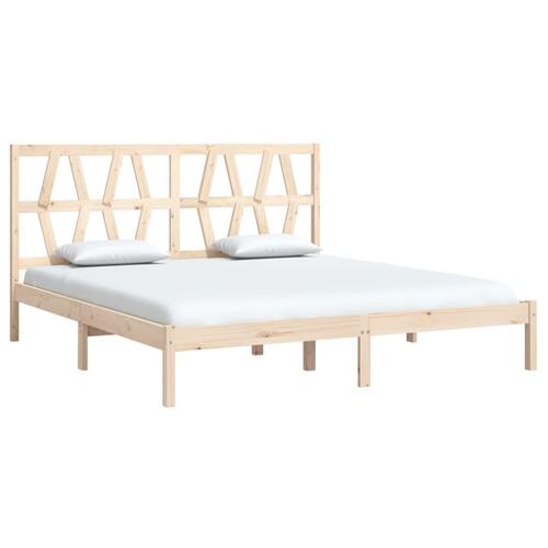 Sengeramme 180x200 cm massivt fyrretræ