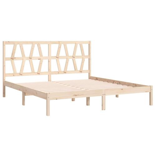 Sengeramme 180x200 cm massivt fyrretræ