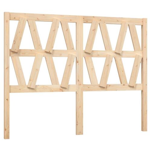 Sengegærde 141x4x100 cm massivt fyrretræ