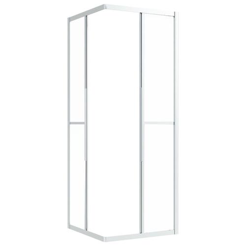 Brusekabine 70x70x180 cm matteret sikkerhedsglas
