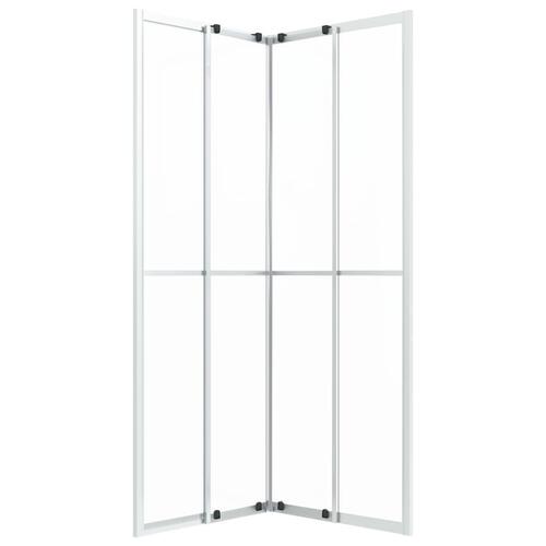 Brusekabine 70x70x180 cm matteret sikkerhedsglas