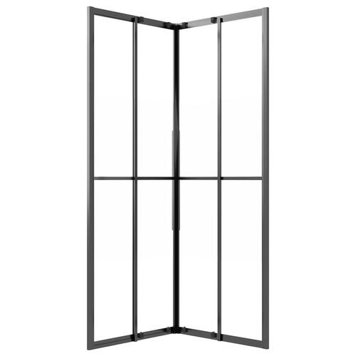 Brusekabine 70x70x180 cm halvmatteret sikkerhedsglas
