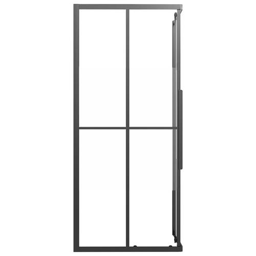 Brusekabine 90x70x180 cm halvmatteret sikkerhedsglas