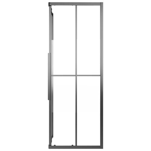 Brusekabine 90x70x180 cm halvmatteret sikkerhedsglas