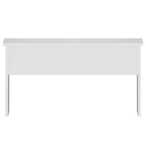Sofabord 80x50,5x41,5 cm konstrueret træ hvid
