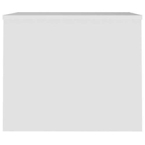 Sofabord 80x50,5x41,5 cm konstrueret træ hvid