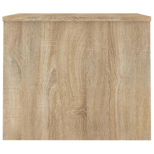 Sofabord 80x50,5x41,5 cm konstrueret træ sonoma-eg