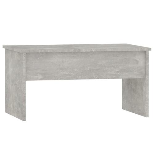 Sofabord 80x50,5x41,5 cm konstrueret træ betongrå