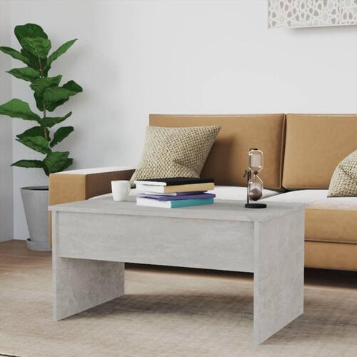 Sofabord 80x50,5x41,5 cm konstrueret træ betongrå