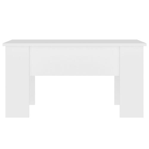 Sofabord 79x49x41 cm konstrueret træ hvid
