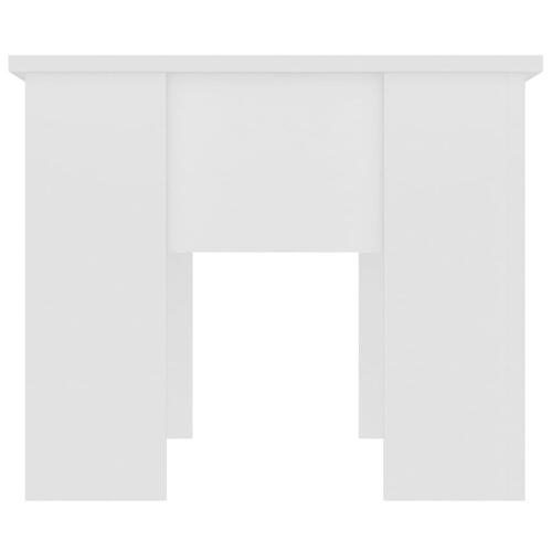 Sofabord 79x49x41 cm konstrueret træ hvid